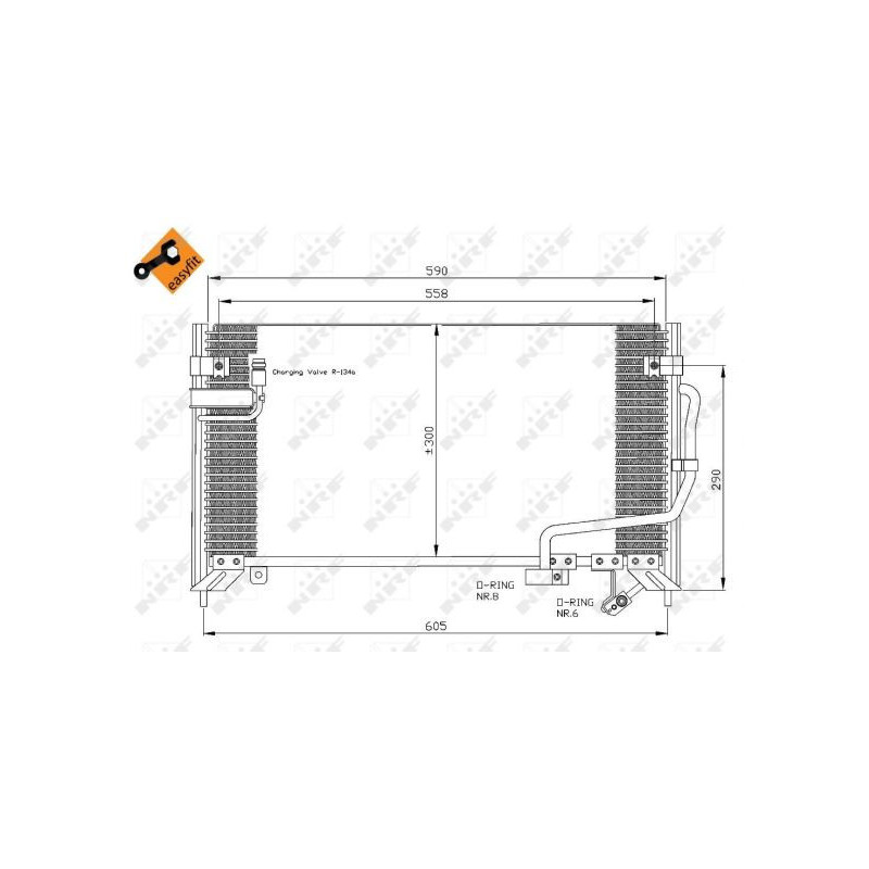 Condenseur de climatisation NRF