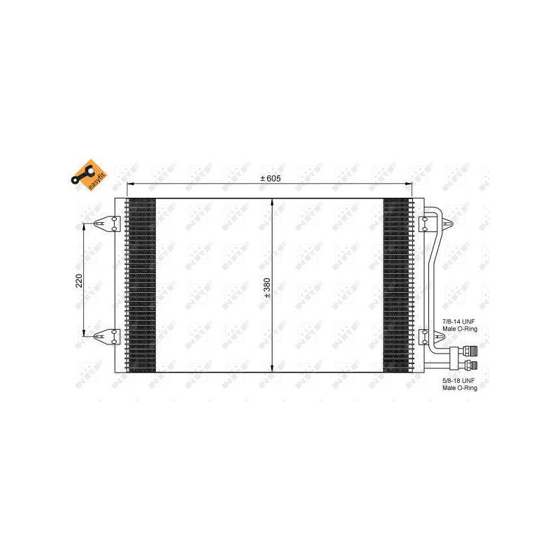 Condenseur de climatisation NRF