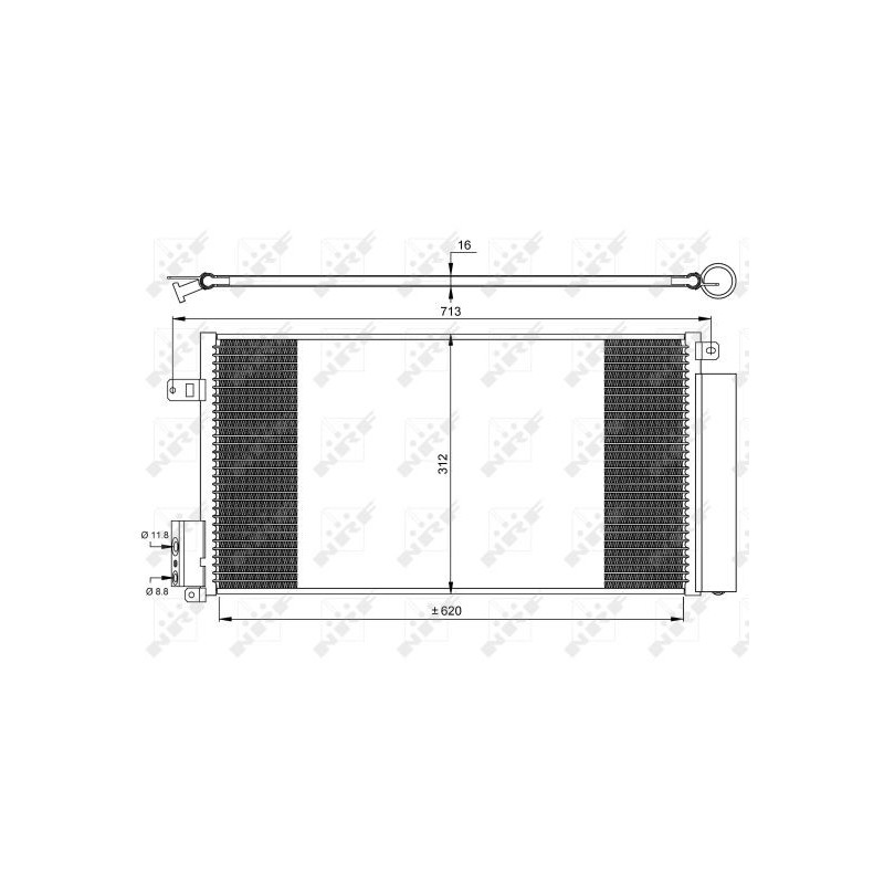 Condenseur de climatisation NRF