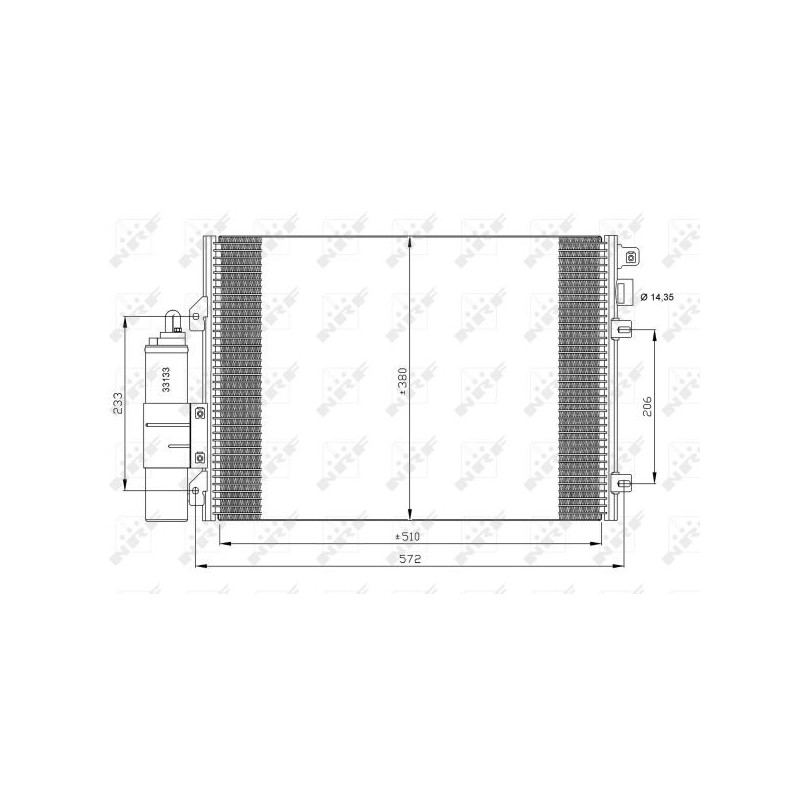 Condenseur de climatisation NRF