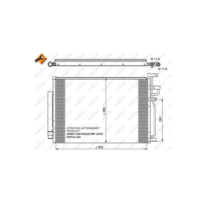Condenseur de climatisation NRF
