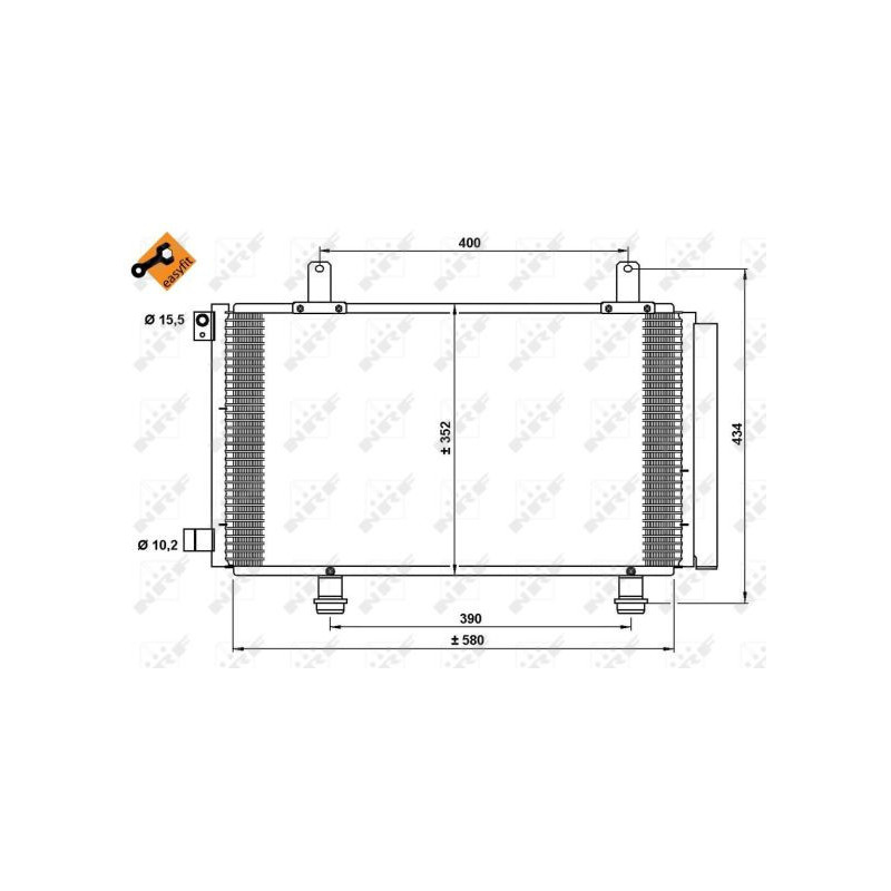 Condenseur de climatisation NRF