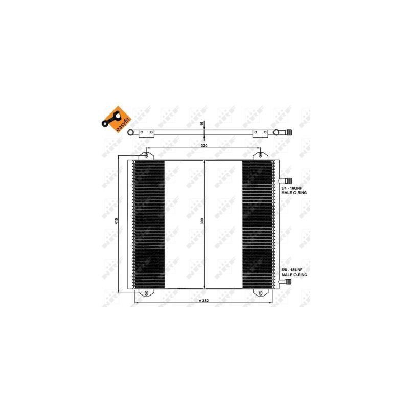 Condenseur de climatisation NRF