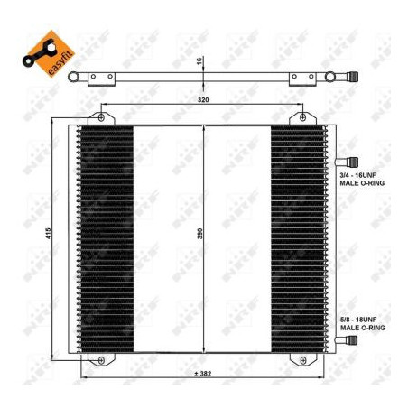 Condenseur de climatisation NRF