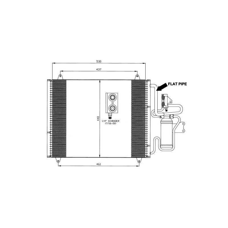 Condenseur de climatisation NRF