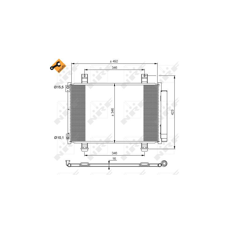 Condenseur de climatisation NRF
