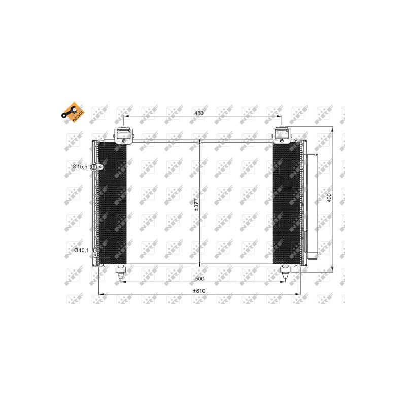 Condenseur de climatisation NRF