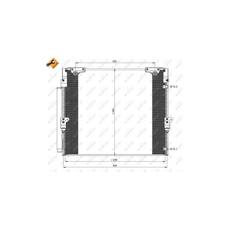 Condenseur de climatisation NRF