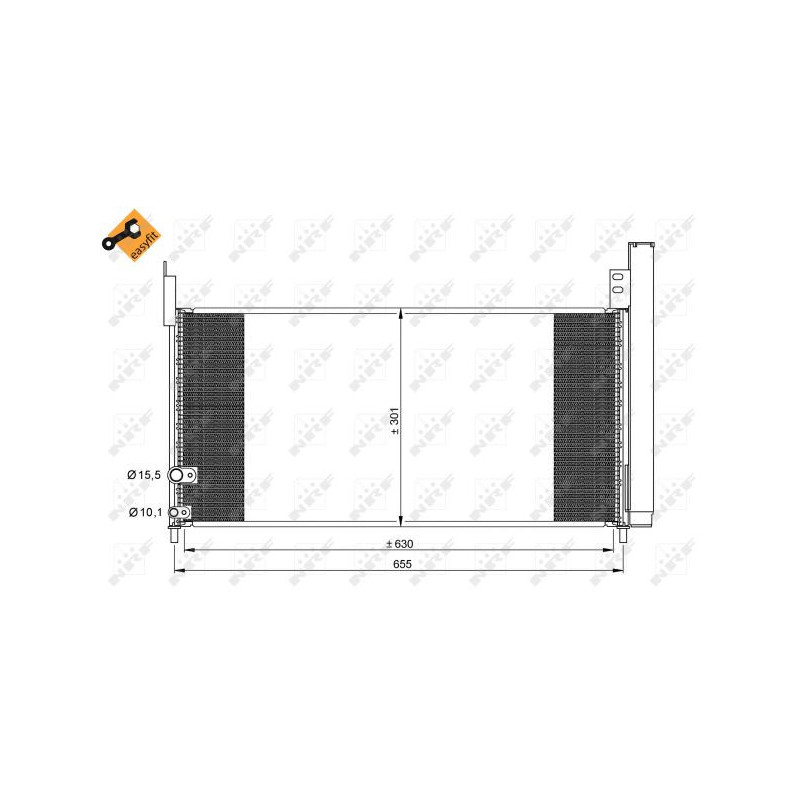 Condenseur de climatisation NRF