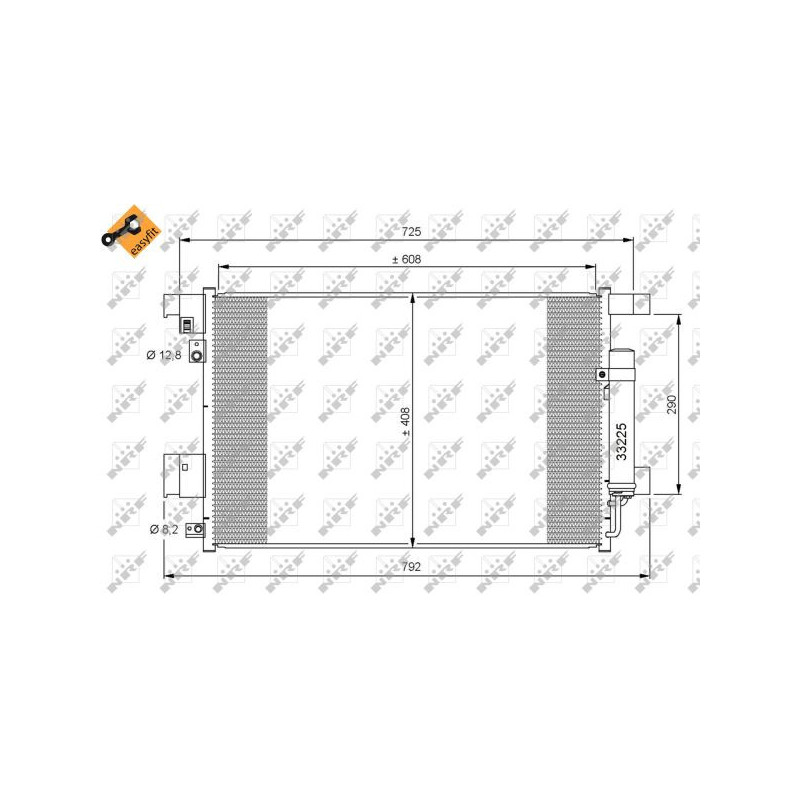 Condenseur de climatisation NRF