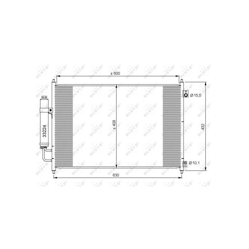 Condenseur de climatisation NRF