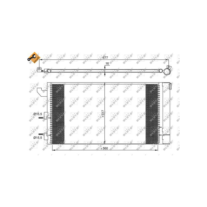 Condenseur de climatisation NRF