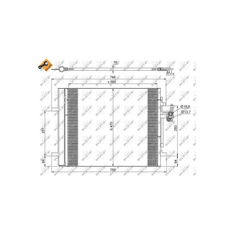 Condenseur de climatisation NRF