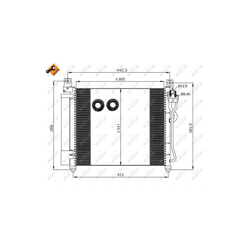 Condenseur de climatisation NRF