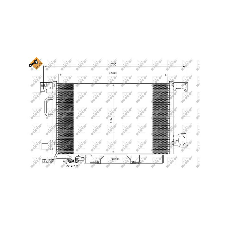 Condenseur de climatisation NRF