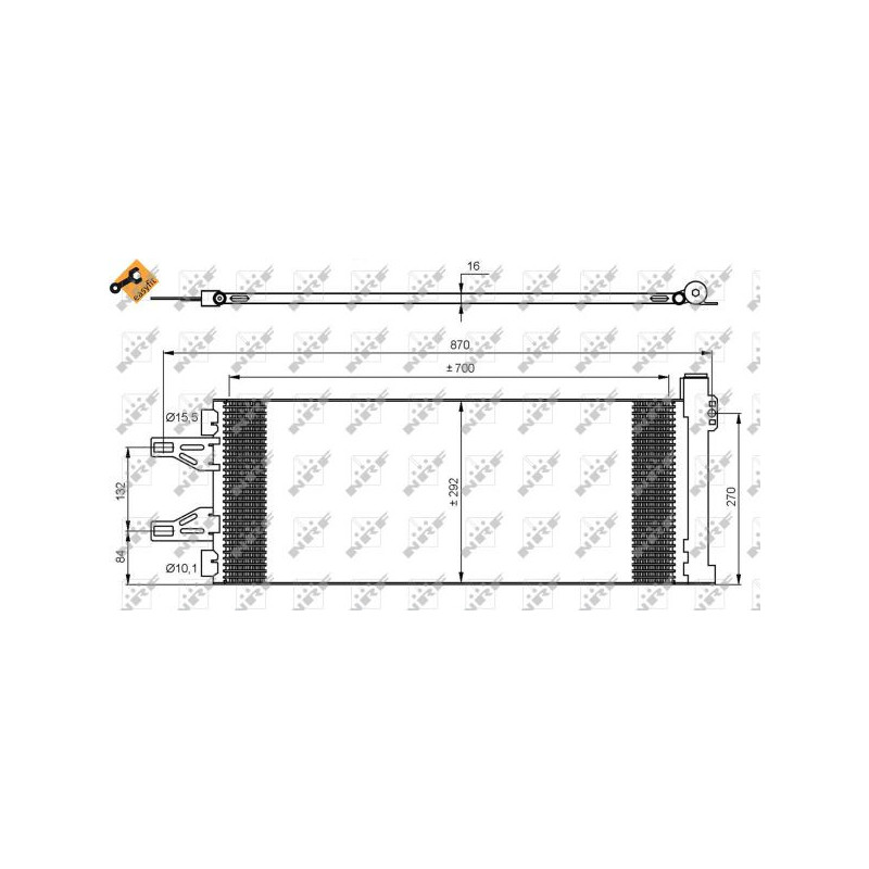 Condenseur de climatisation NRF