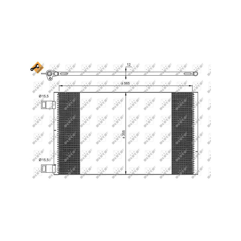 Condenseur de climatisation NRF