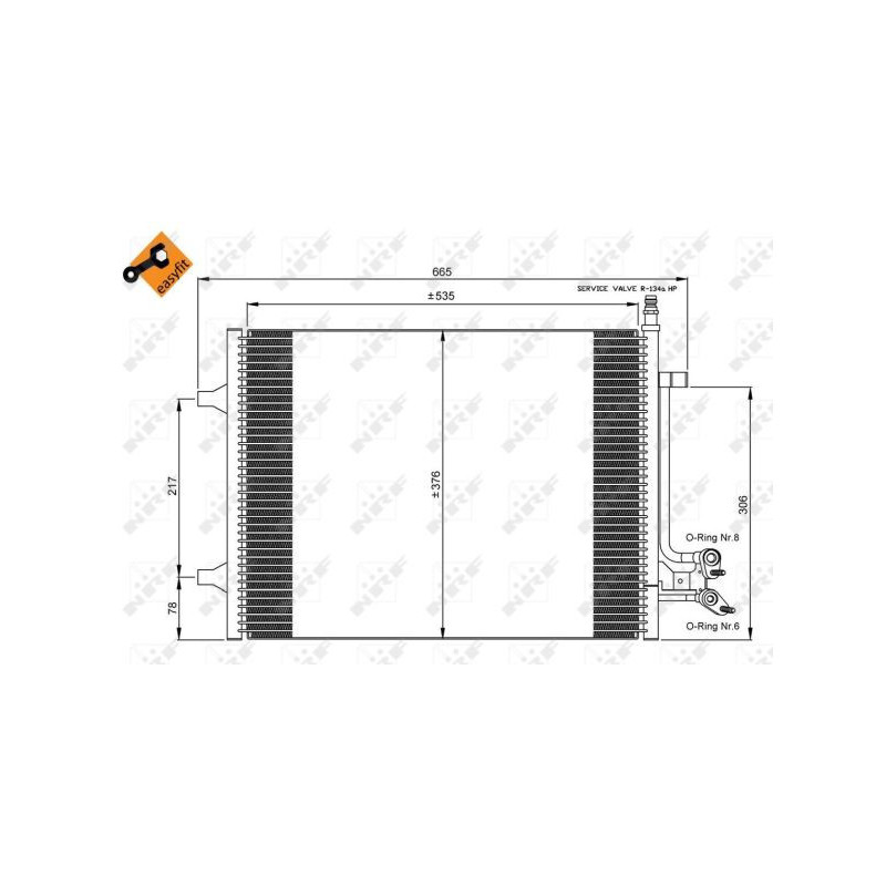 Condenseur de climatisation NRF