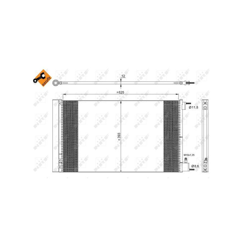 Condenseur de climatisation NRF