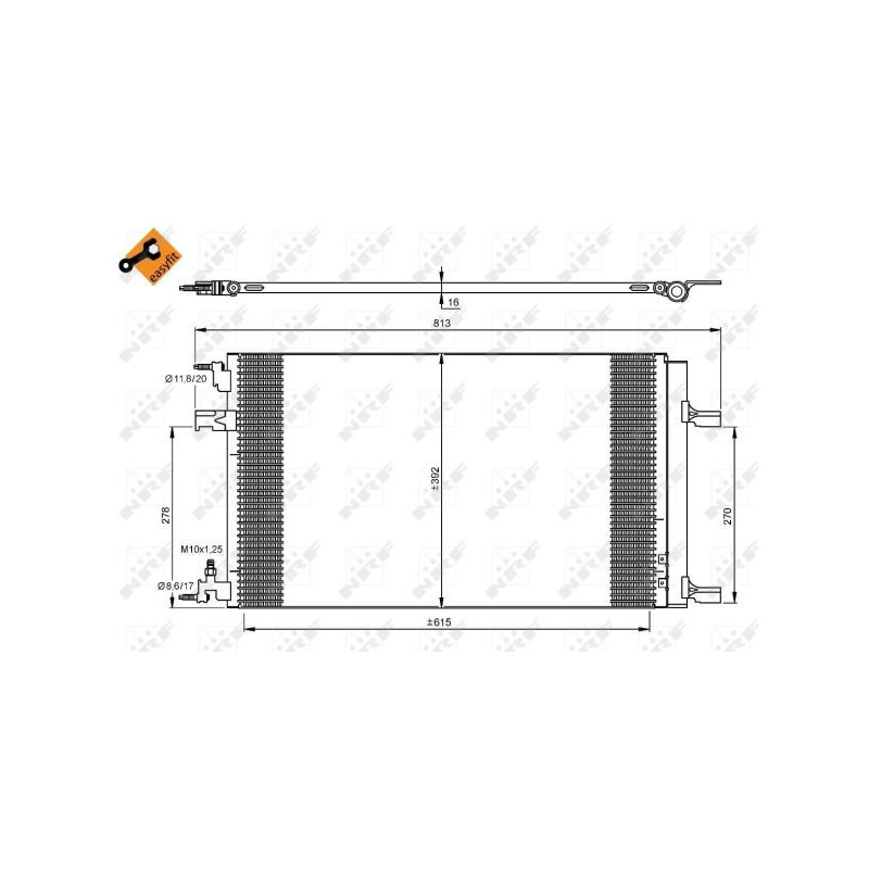 Condenseur de climatisation NRF