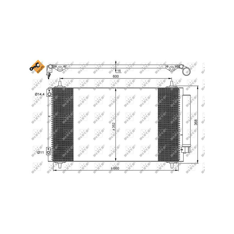 Condenseur de climatisation NRF