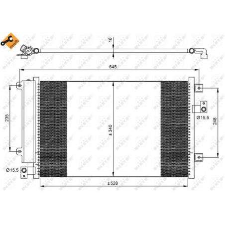 Condenseur de climatisation NRF