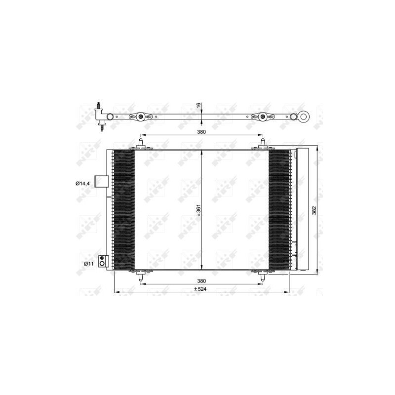 Condenseur de climatisation NRF