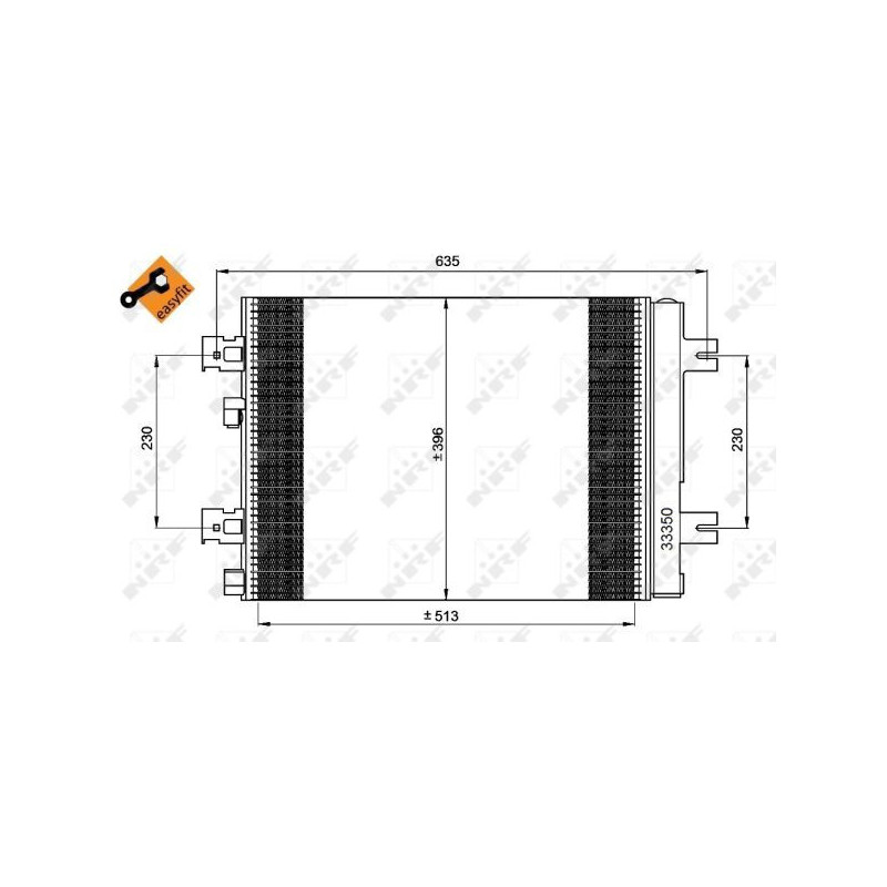 Condenseur de climatisation NRF