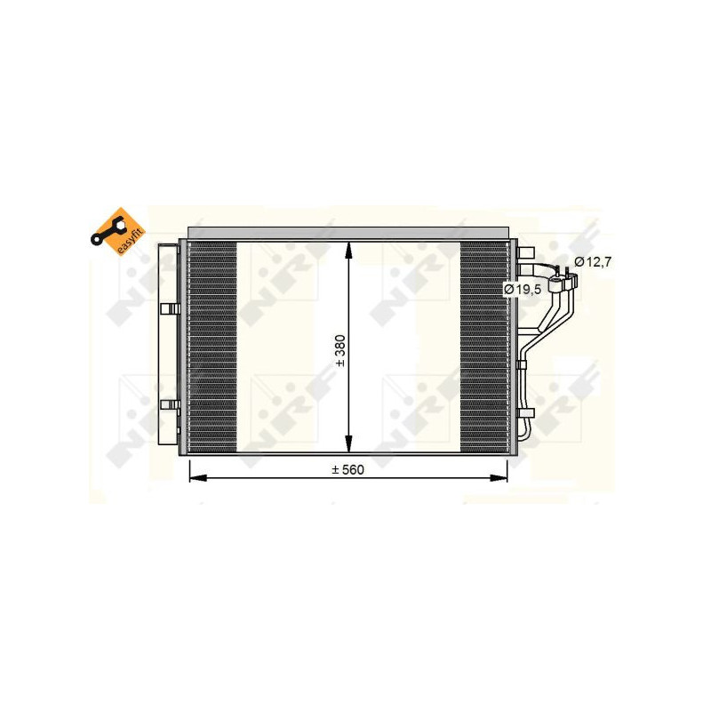 Condenseur de climatisation NRF