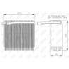 Evaporateur de climatisation NRF
