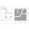Evaporateur de climatisation NRF