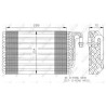 Evaporateur de climatisation NRF