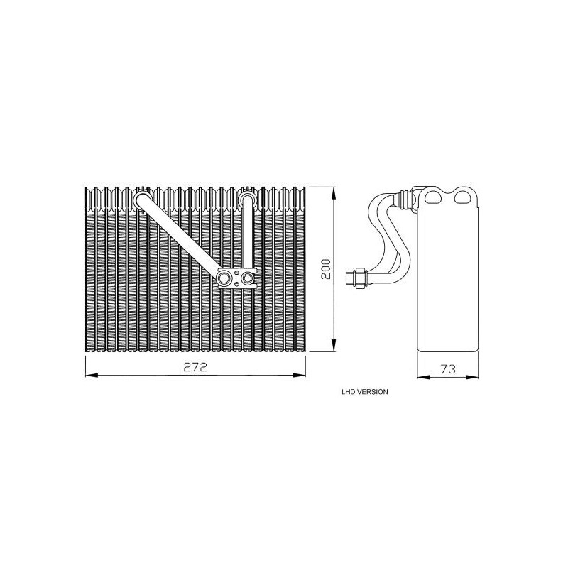 Evaporateur de climatisation NRF
