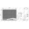 Evaporateur de climatisation NRF