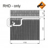 Evaporateur de climatisation NRF