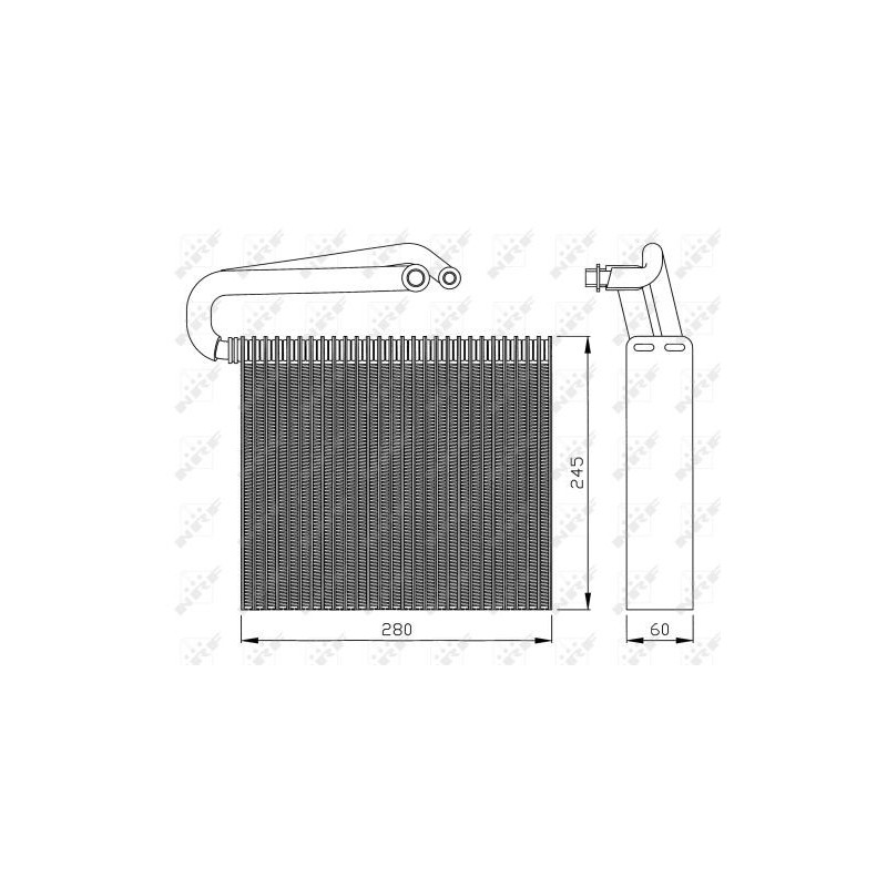 Evaporateur de climatisation NRF