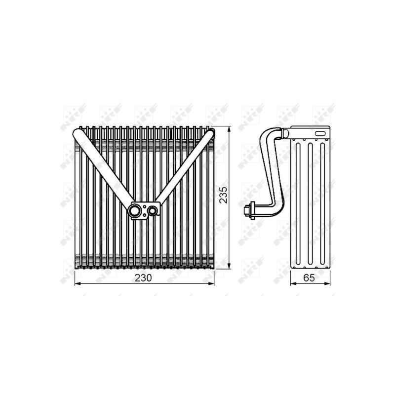 Evaporateur de climatisation NRF