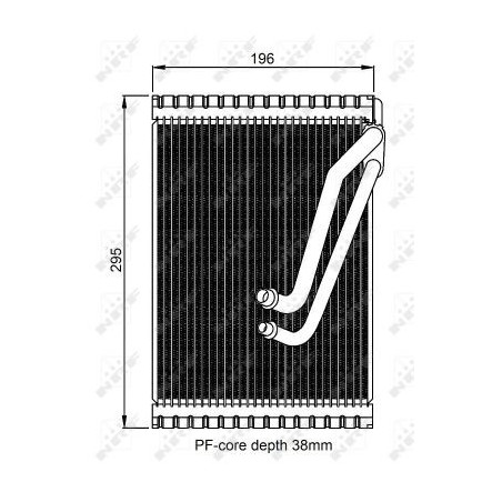 Evaporateur de climatisation NRF