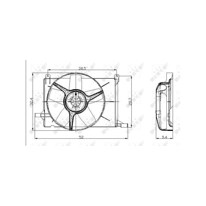 Ventilateur (refroidissement moteur) NRF