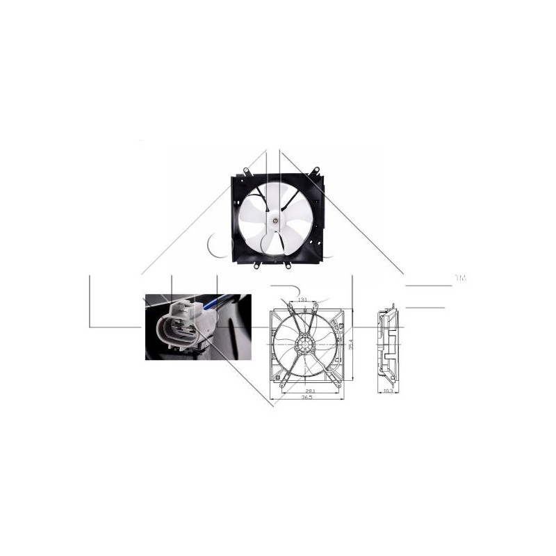 Ventilateur (refroidissement moteur) NRF