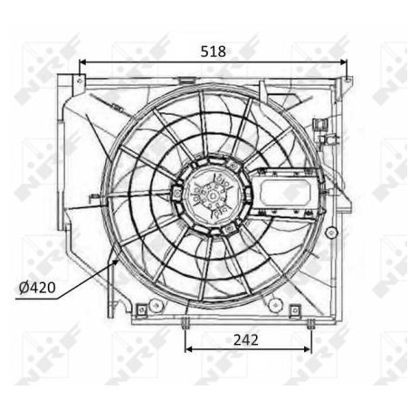 Ventilateur (refroidissement moteur) NRF