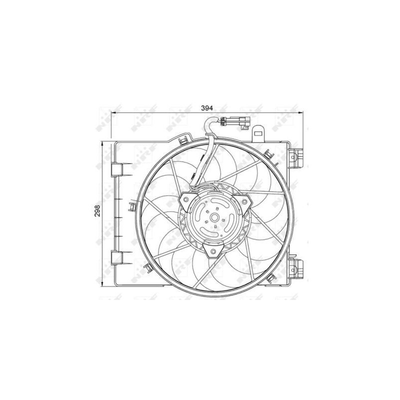 Ventilateur (refroidissement moteur) NRF