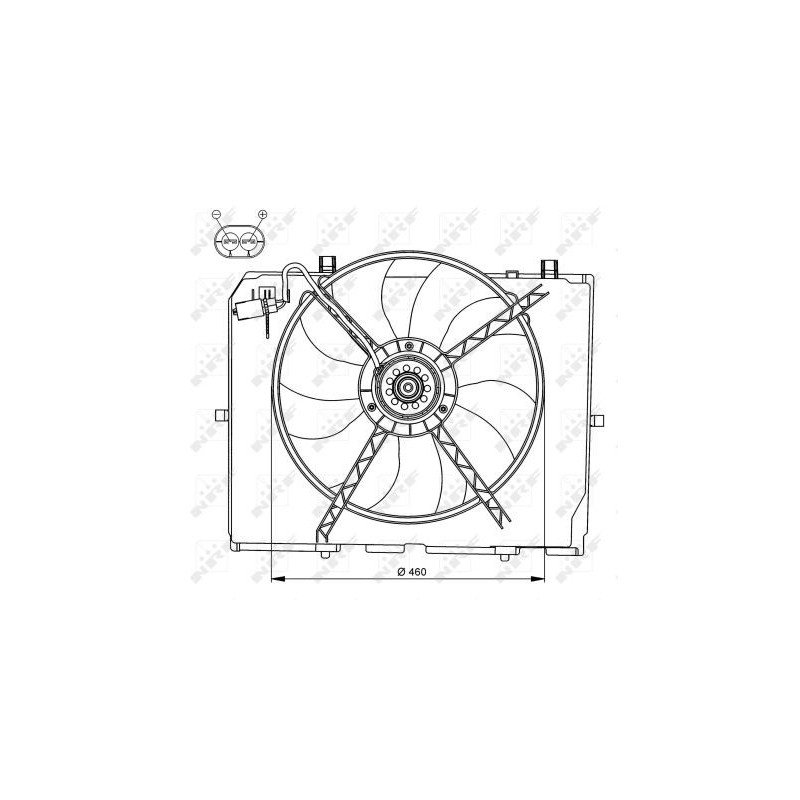 Ventilateur (refroidissement moteur) NRF