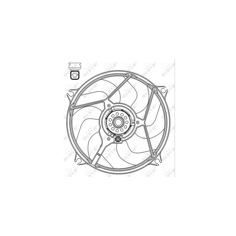 Ventilateur (refroidissement moteur) NRF