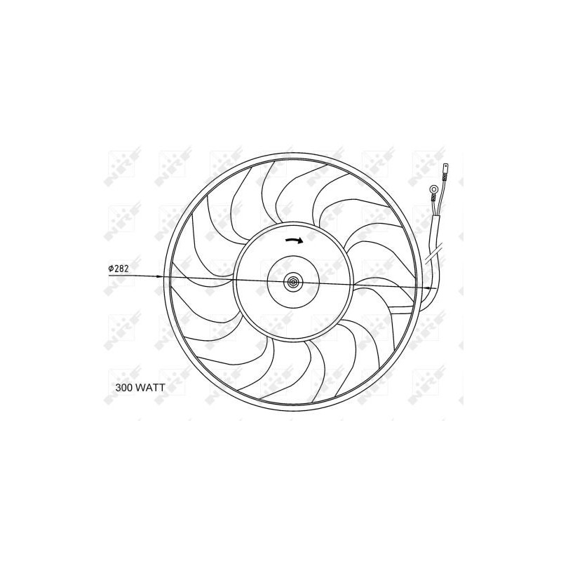 Ventilateur (refroidissement moteur) NRF