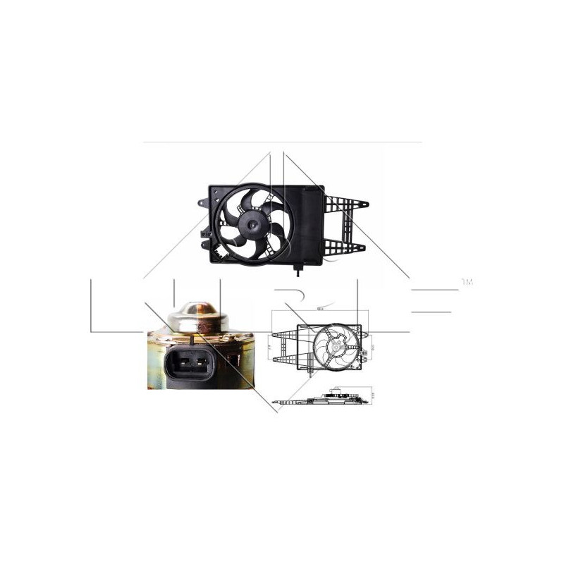 Ventilateur (refroidissement moteur) NRF