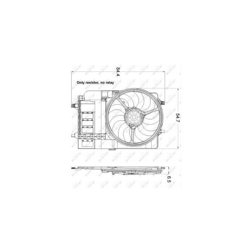 Ventilateur (refroidissement moteur) NRF