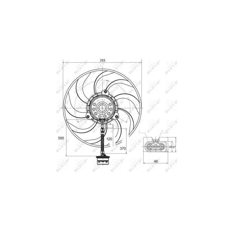 Ventilateur (refroidissement moteur) NRF