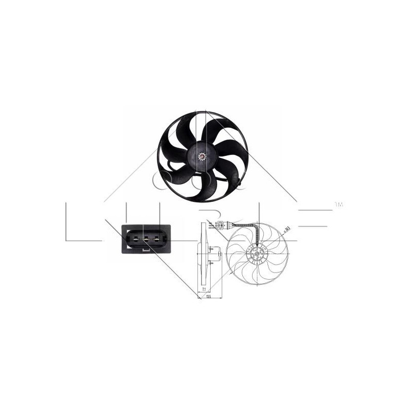 Ventilateur (refroidissement moteur) NRF