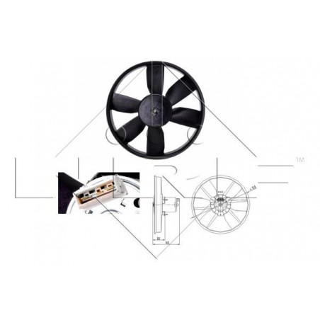 Ventilateur (refroidissement moteur) NRF